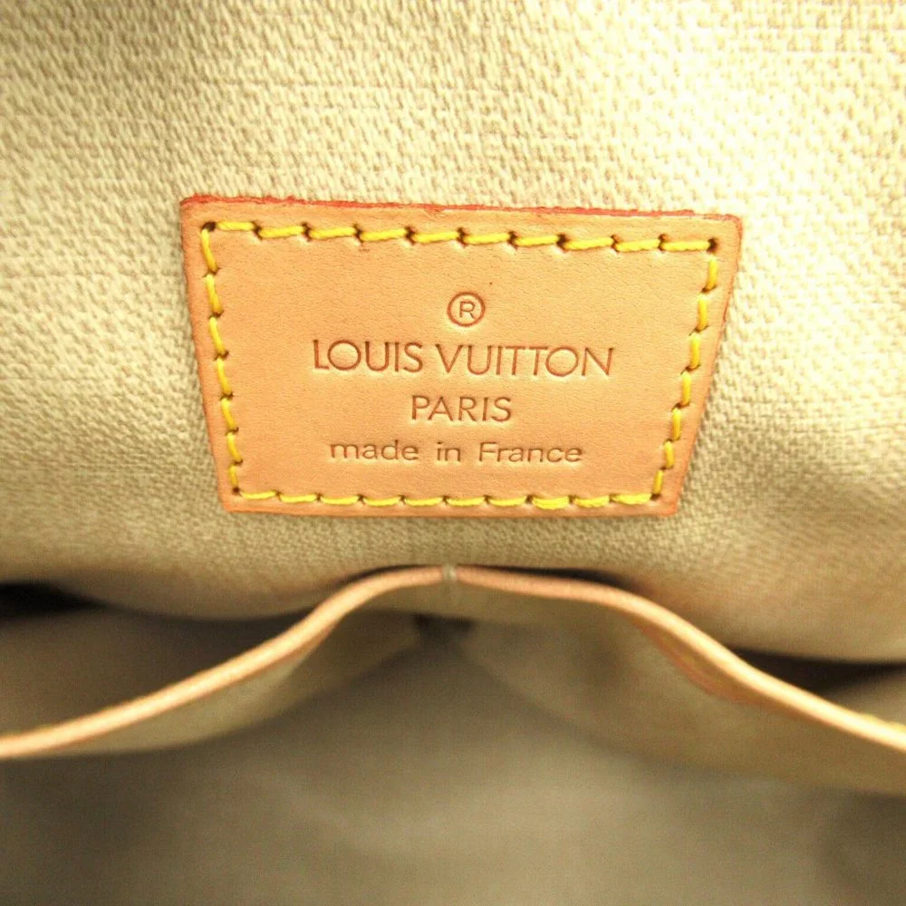 LOUIS VUITTON Trouville Boston Hand Bag Monogram Canvas Used LV women GHW